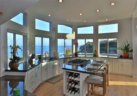 Luxury Southern California Kitchen With Ocean View Dream House