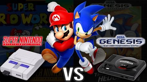 Super Nintendo Vs Sega Genesis The Original Console War Youtube
