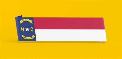 Premium Photo North Carolina Flag Banner