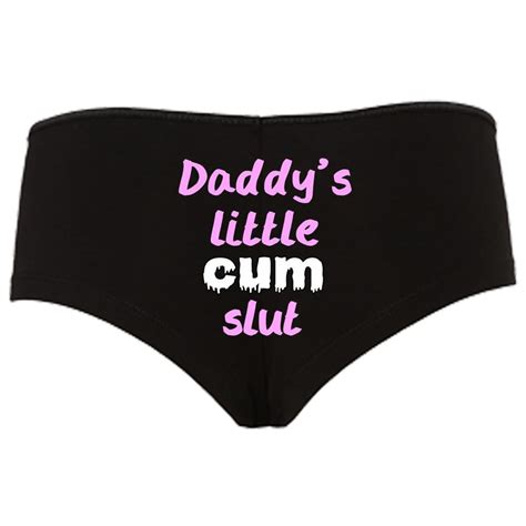 Daddys Babe Cum Slut Babeshorts DDLG Panties Daddy Kink Etsy