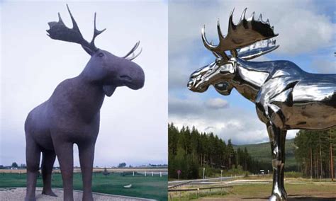 ‘an Egregious Offence Canada Battles Norway For Tallest Moose Statue