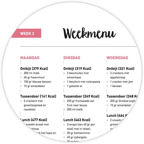 8 Complete Weekmenu S