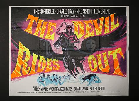 The Devil Rides Out 1968 Uk Quad Poster 1968 Current Price £1400