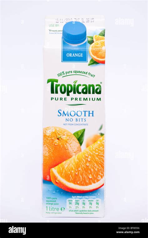 A Carton Of Tropicana Orange Fruit Juice Hi Res Stock Photography And