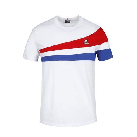 Mens Le Coq Sportif T Shirts Tricolore T Shirt ⋆ Aurainfusions
