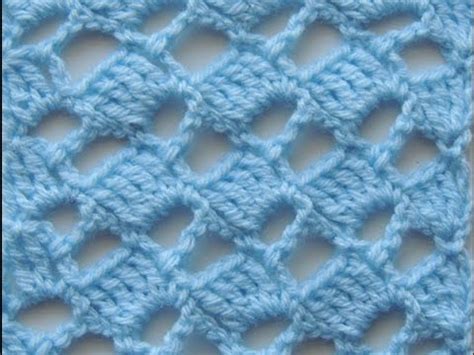 Punto tejido a crochet # 5 combinacion de abanicos con puntos garbanzos , especial para tejer colchitas para bebe y ropones de bebe, lo pueden tejer con. Crochet: Punto Escalera # 5 - YouTube