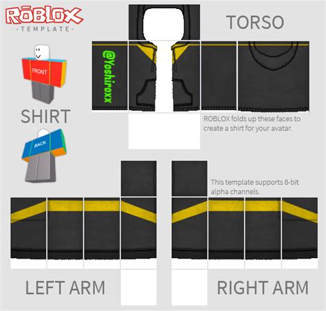Roblox Shirt Template Transparent 1 Transparent Images With No