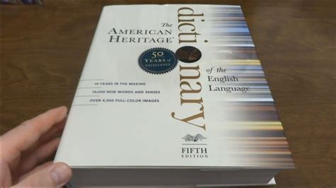 Opening The American Heritage Dictionary 5th Edition 2018 Printing