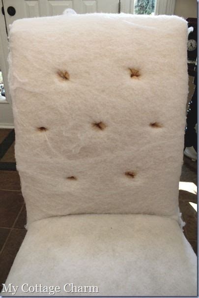 How To Diamond Tuft And Upholster A Chair Reupholster Furniture