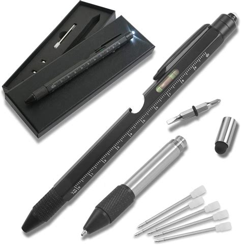 Flintronic Multi Tool Pen 9 In 1 Multi Tool Tech Tool Pen With Ruler