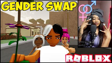 Gender Swap In Da Hood 👫🤣 Roblox Super Funny Youtube