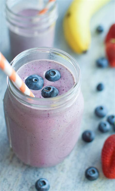 Berry Protein Smoothies Two Ways Recipe From Project Meal Plan Recipe