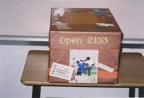 Making a time capsule is a great social studies experience. In the year