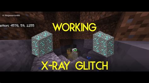 Minecraft Bedrock All Working X Ray Glitches Youtube