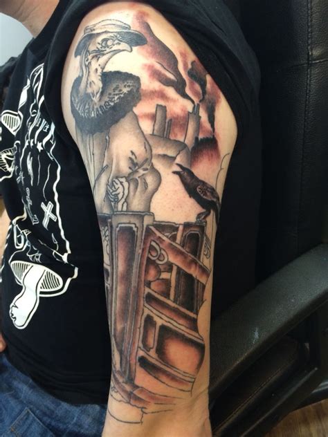 Plague doctor tattoo illustrations & vectors. Plague doctor tattoo half sleeve done by Travis Allen at ...