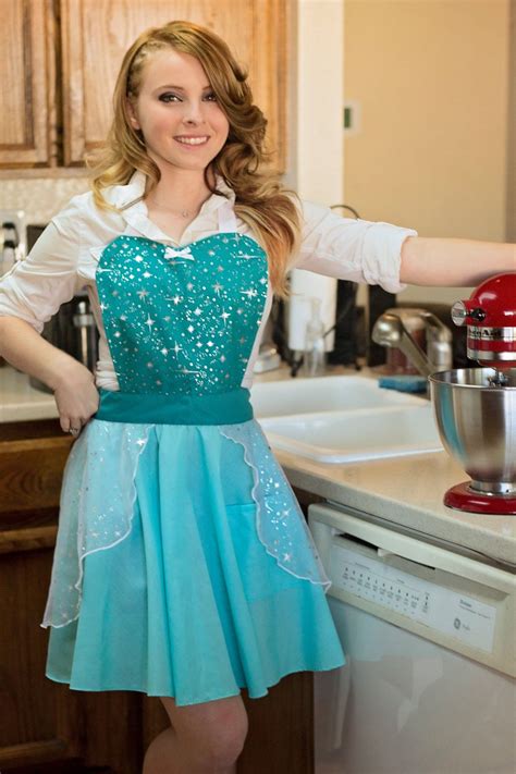 Elsa Apron For Women Full Apron For Dress Up Or Baking Princess Apron