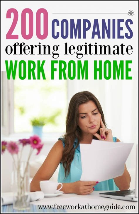 200 Companies Offering Legitimate Work At Home Jobs