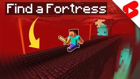 How To Find A Nether Fortress In Minecraft Youtube