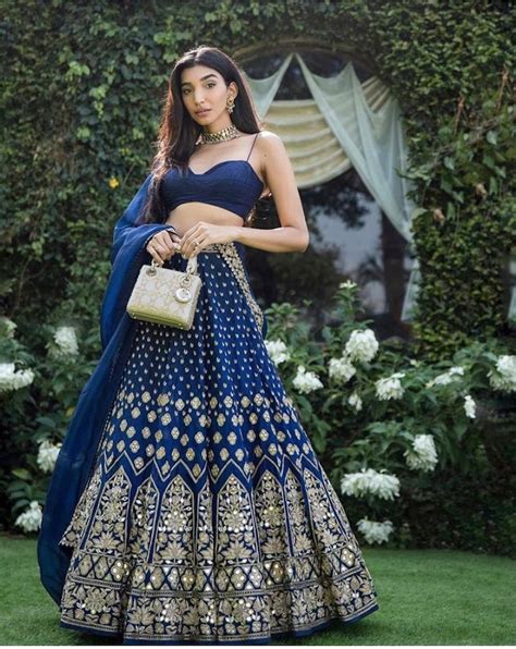 Blue Lehenga Choli Designer Indian Pakistani Wedding Ghagra Etsy