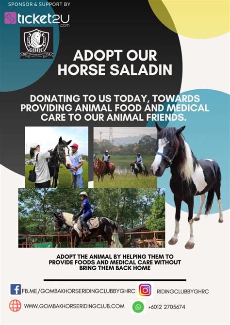 I went there on a sunday morning. Adopt our Horse - Gombak horse riding club | Ticket2u