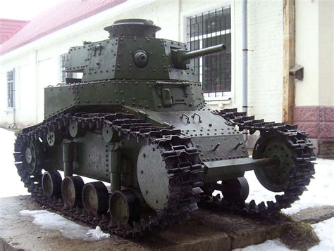 Первый советский танк МС 1 Т 18 история создания и службы Армии