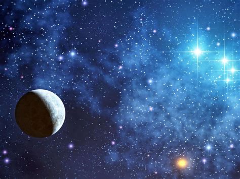 Wallpaper Moon And Stars Background Wallpaper Download Free