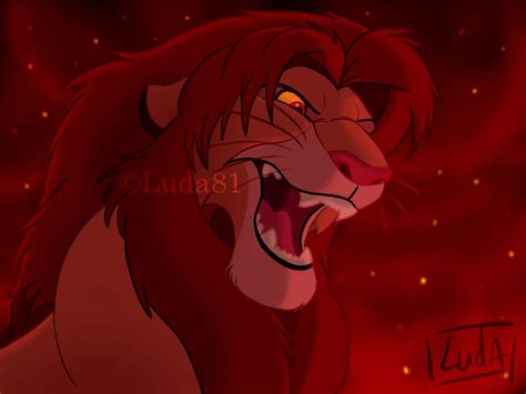 Angry Simba By Luda81 On Deviantart