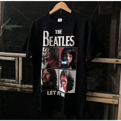 Jual The Beatles Lib Kaos Band Oversize Bootleg Shopee Indonesia