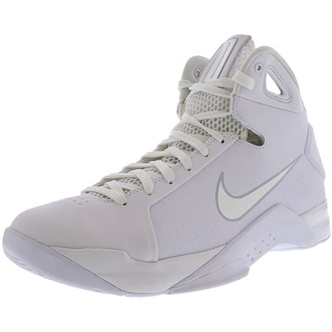 Nike Nike Mens Hyperdunk 08 White White Pure Platinum Ankle High