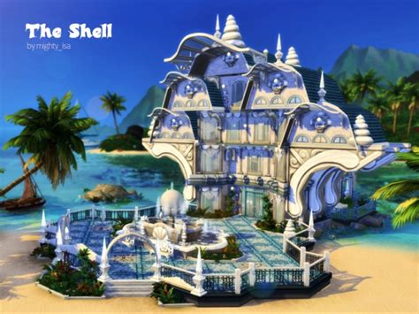 The Shell House By Virtualfairytales At Tsr Sims 4 Updates
