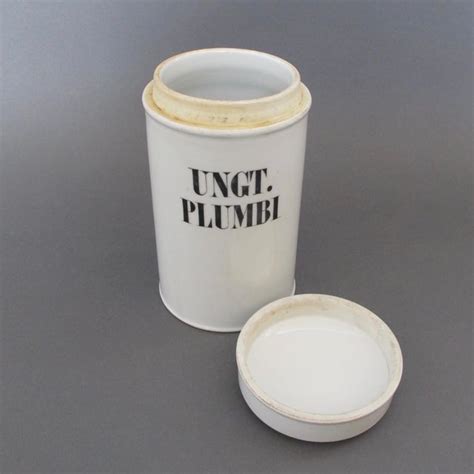 Antique 1930s European Porcelain Apothecary Jar Chairish