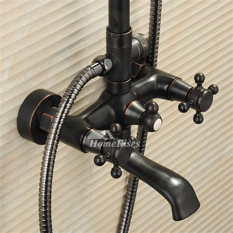 Get great deals on ebay! Black Shower Fixtures Oil-Rubbed Bronze Brass Wall Mount ...