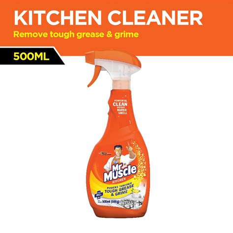 One bottle and worked a treat. Mr. Muscle Kitchen Cleaner 500 ml | Shopee Philippines