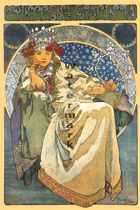 Alphonse Mucha Art Nouveau Posters Download Free Mock Up