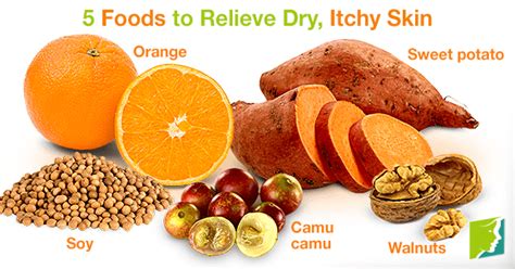 5 Foods To Relieve Dry Itchy Skin Dry Skin Diet Itchy Skin Foods