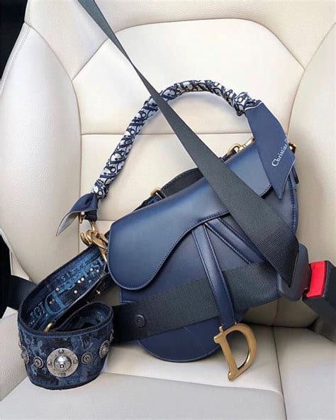 Dior Leather Saddle Handbag In 2021 Dior Saddle Bag Fashion Bags