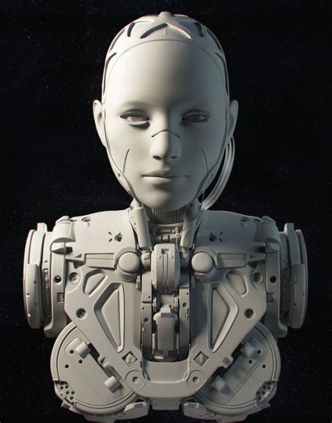 Cyborg Frame Concept By Dmitriy Rabochiy In 2019 Robot Concept Art