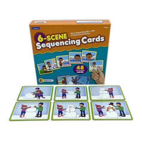6 Scene Sequencing Cards Educational Toy Library