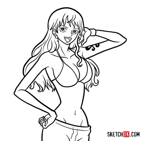 How To Draw Nami The Treasure Of Straw Hat Crew One Piece
