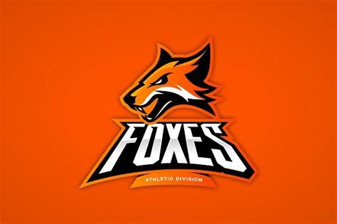 Fox Mascot Sport Logo Design Basketball Logo Design Logo Design