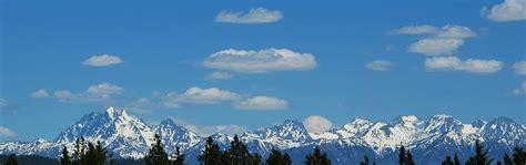 The Cascade Mountain Range Panorama Photograph By Lkb Art And Photography