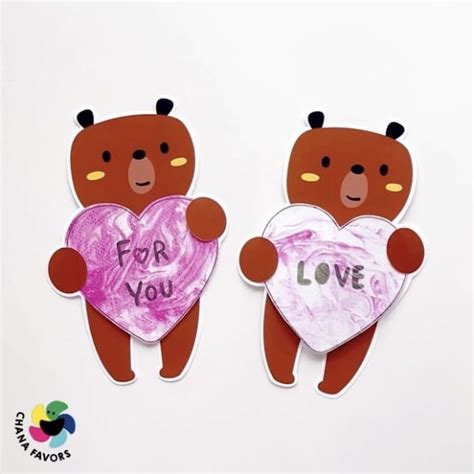 Bear Hug Valentines Day Cards Chanafavors