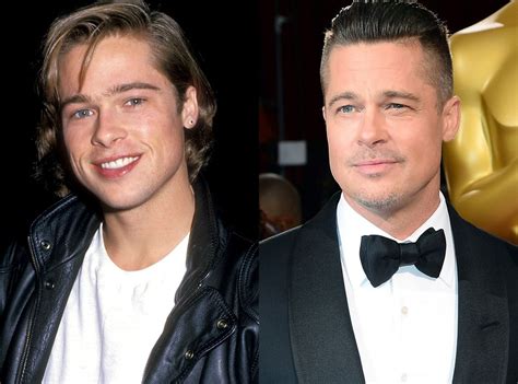 Brad Pitt From Celebs Then And Now E News