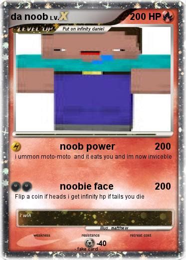 Pokémon Da Noob 1 1 Noob Power My Pokemon Card