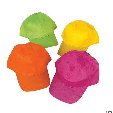 Neon Baseball Caps Oriental Trading