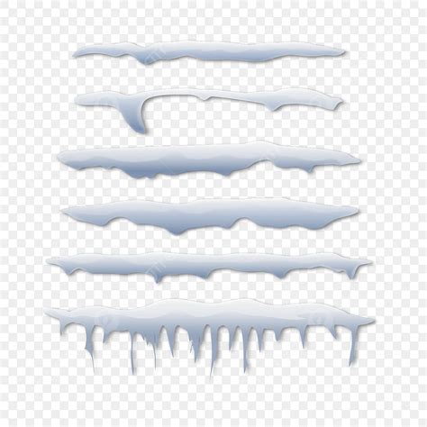 Melting Snow Vector Png Images Abstract Style Snow Covered Snow Cap