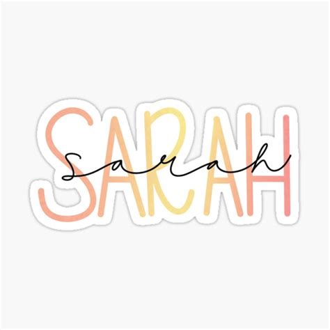 How popular is the baby name sarah? 画像をダウンロード pretty sarah name art 220727