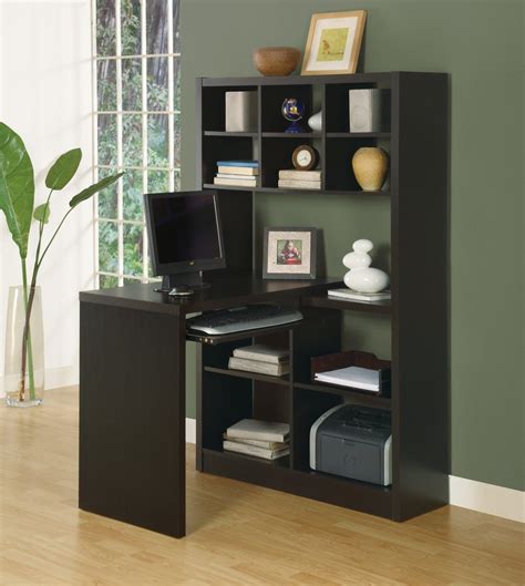 In any case, the sumpter park bookcase desk provides lots of function and style at the same time. Modern Office Desk & Bookcase Combination in Cappuccino ...