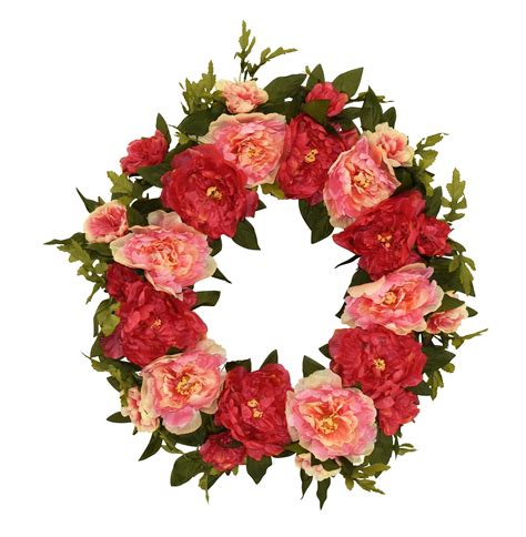 Primrue 24 Peony Wreath Wayfair