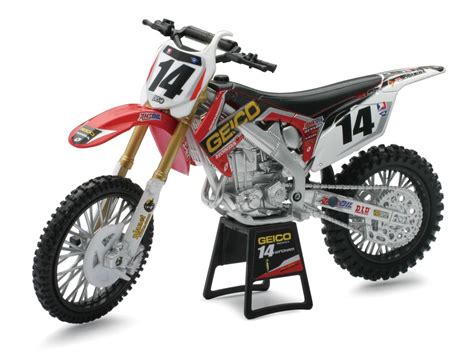 New Ray Toys Honda Crf450r 2012 Geico Dirt Bike Toy 112 Scale Windham